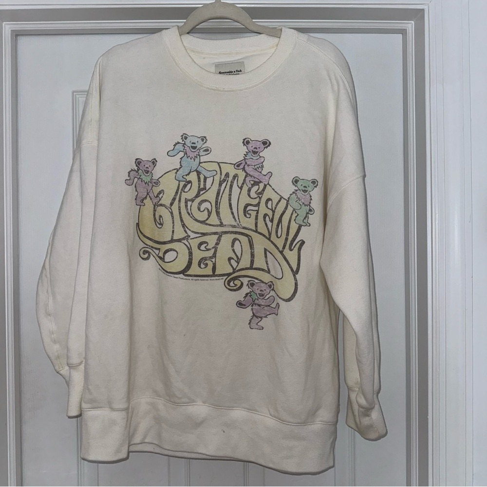 Abercrombie & Fitch Soft AF Collection Grateful Dead Oversized Sweatshirt Large